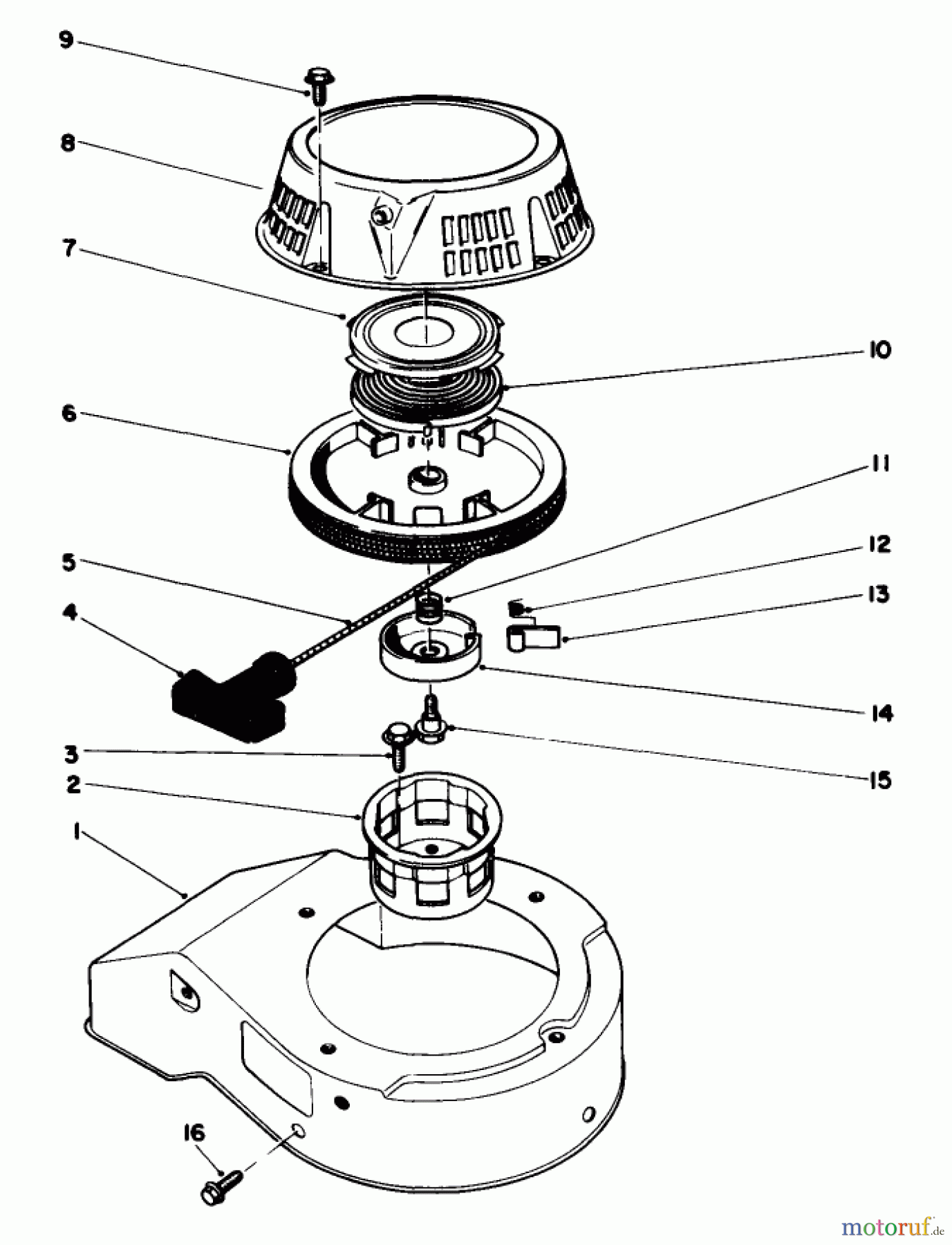  Toro Neu Mowers, Walk-Behind Seite 2 22035 - Toro Lawnmower, 1988 (8002990-8999999) ENGINE ASSEMBLY MODEL NO. 47PH7 #6