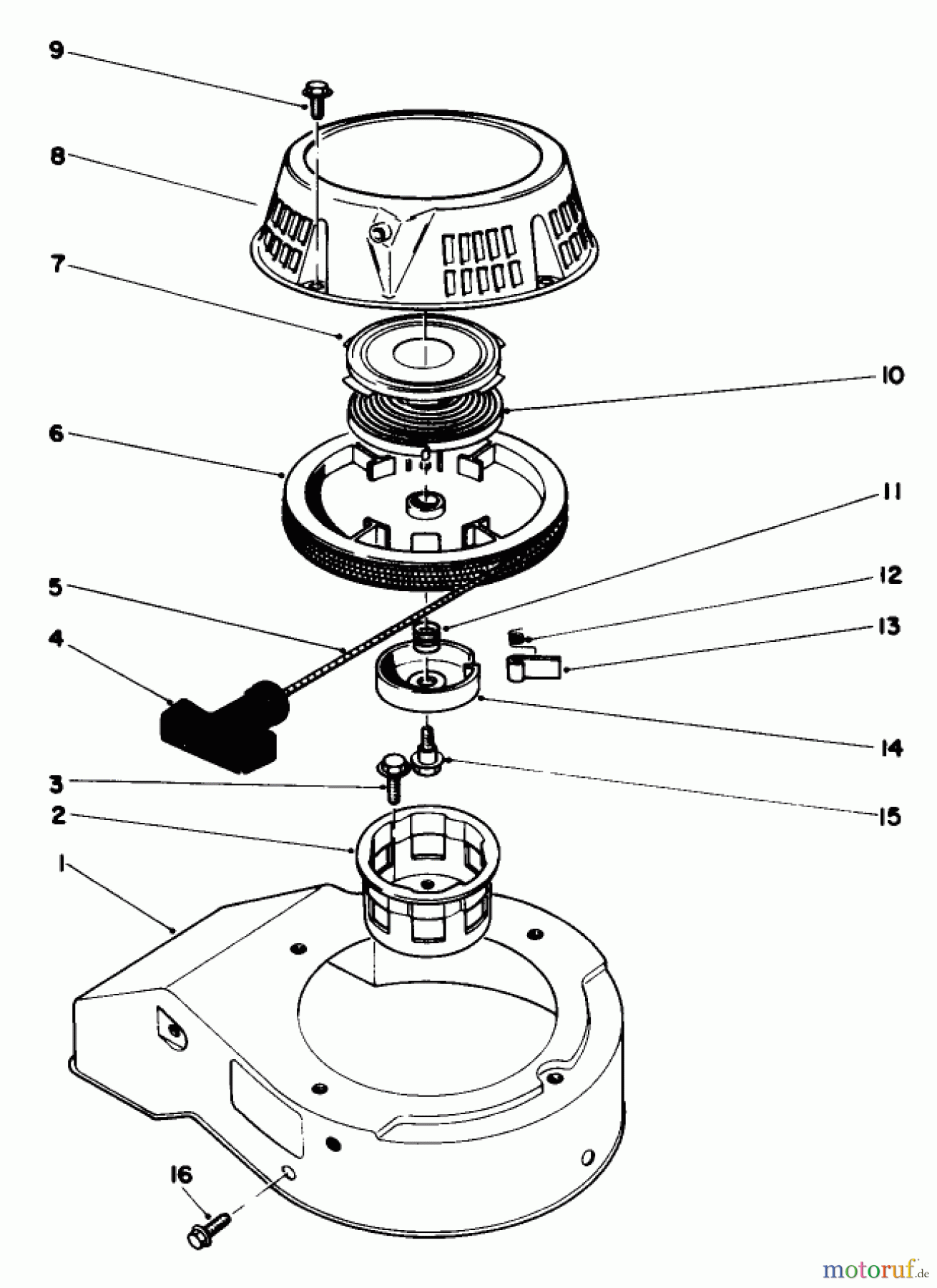  Toro Neu Mowers, Walk-Behind Seite 2 22035 - Toro Lawnmower, 1988 (8000001-8002989) ENGINE ASSEMBLY MODEL NO. 47PH7 #6