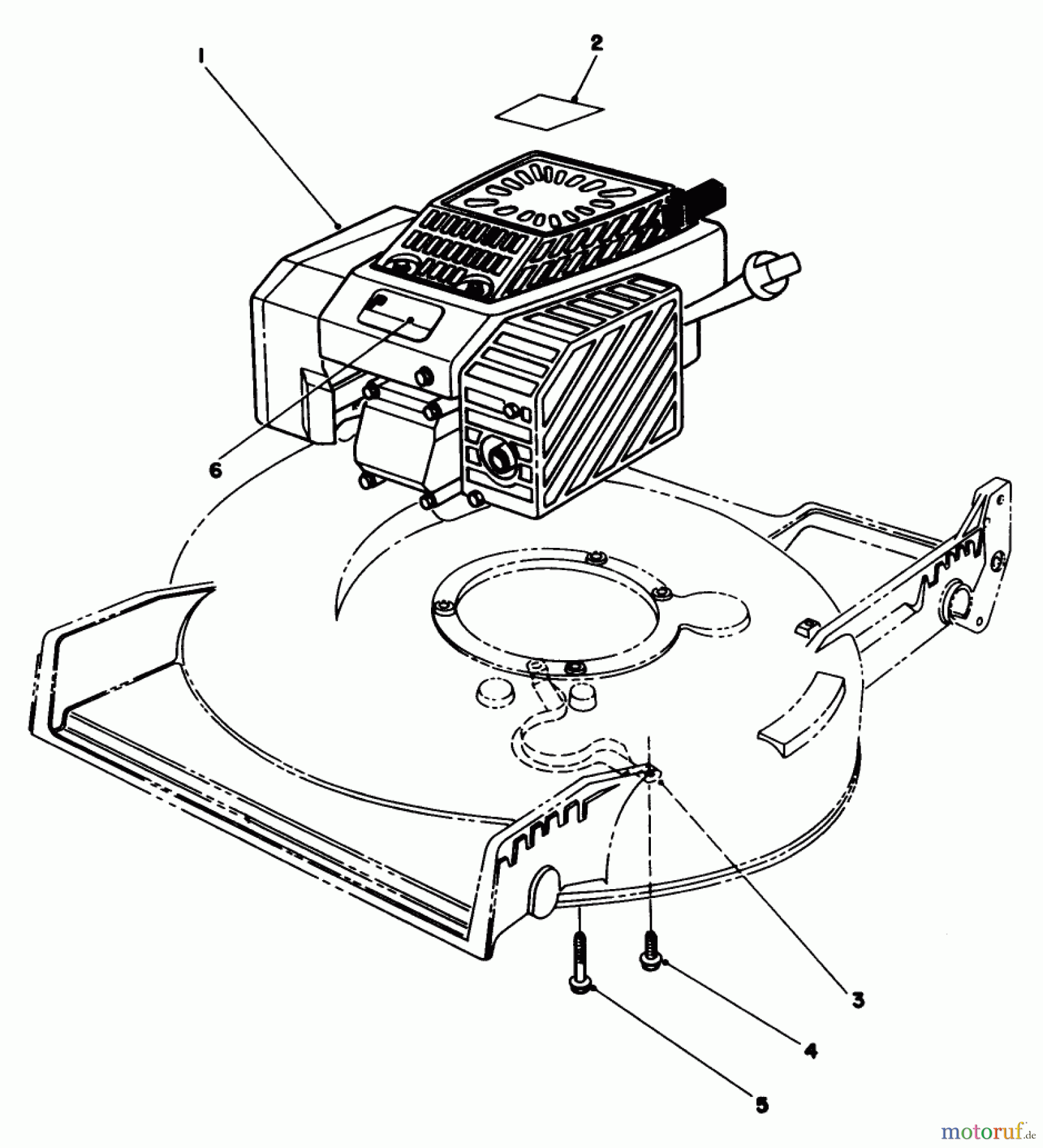  Toro Neu Mowers, Walk-Behind Seite 2 22151 - Toro Lawnmower, 1992 (2000001-2999999) ENGINE ASSEMBLY