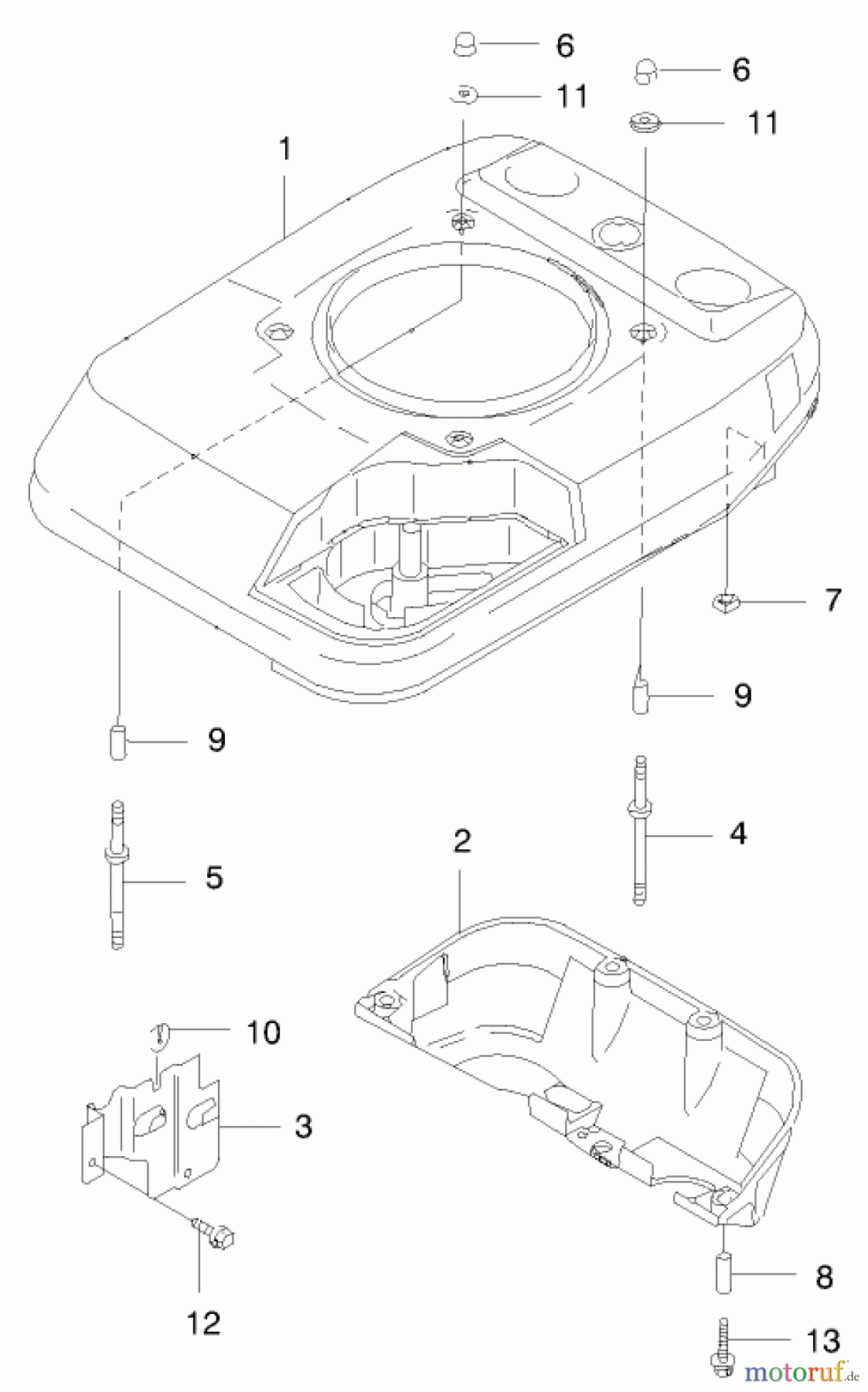  Toro Neu Mowers, Walk-Behind Seite 2 22171 - Toro Recycler Mower, 2000 (200000001-200999999) COOLING EQUIPMENT