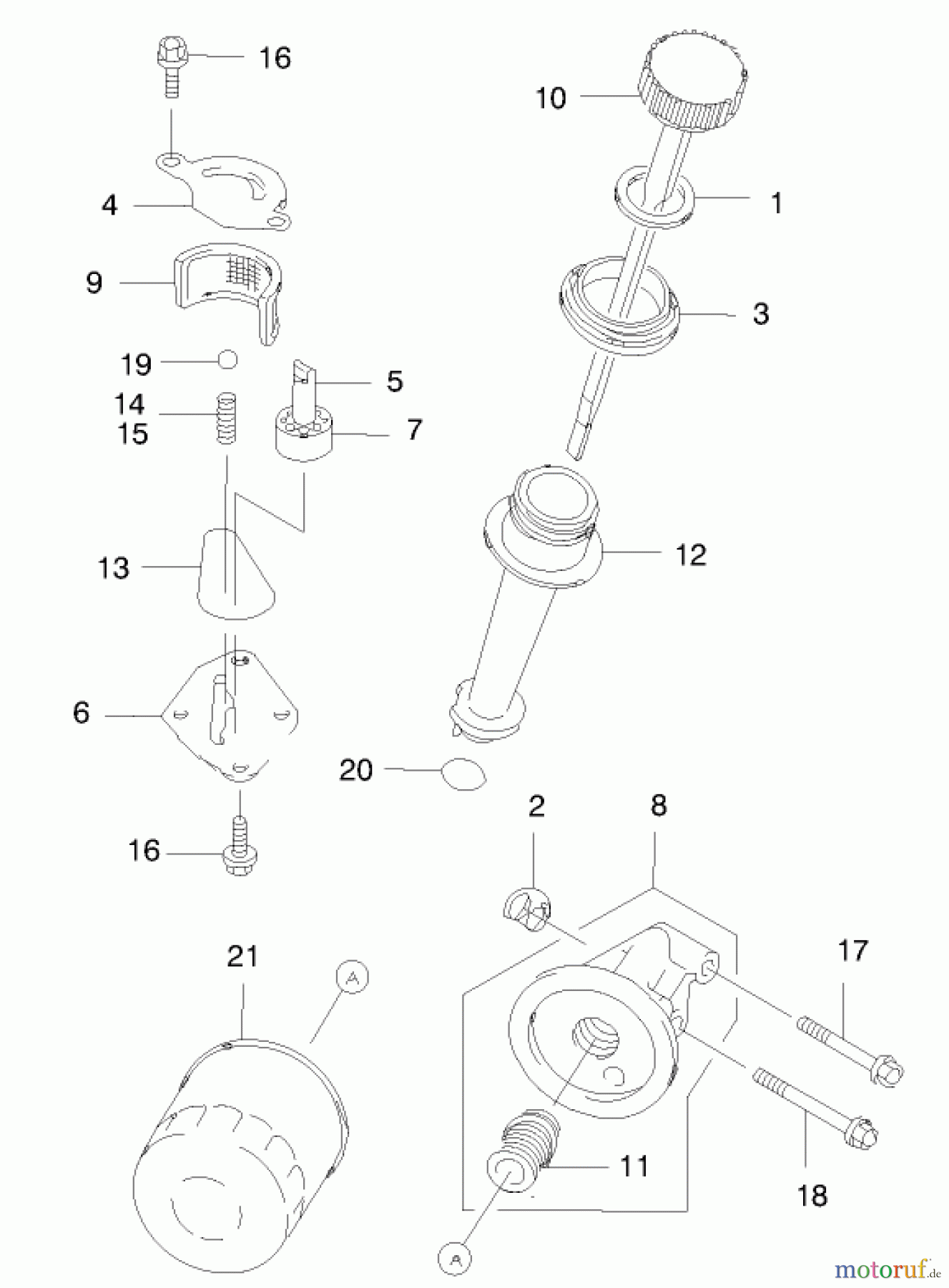  Toro Neu Mowers, Walk-Behind Seite 2 22171 - Toro Recycler Mower, 2000 (200000001-200999999) LUBRICATION EQUIPMENT