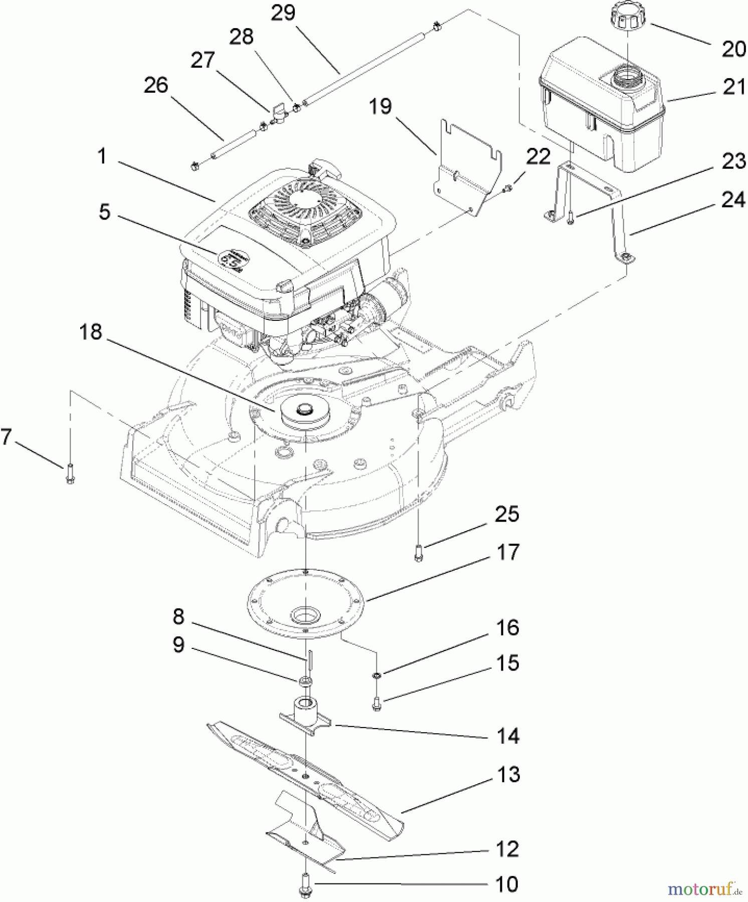  Toro Neu Mowers, Walk-Behind Seite 2 22176 - Toro 21