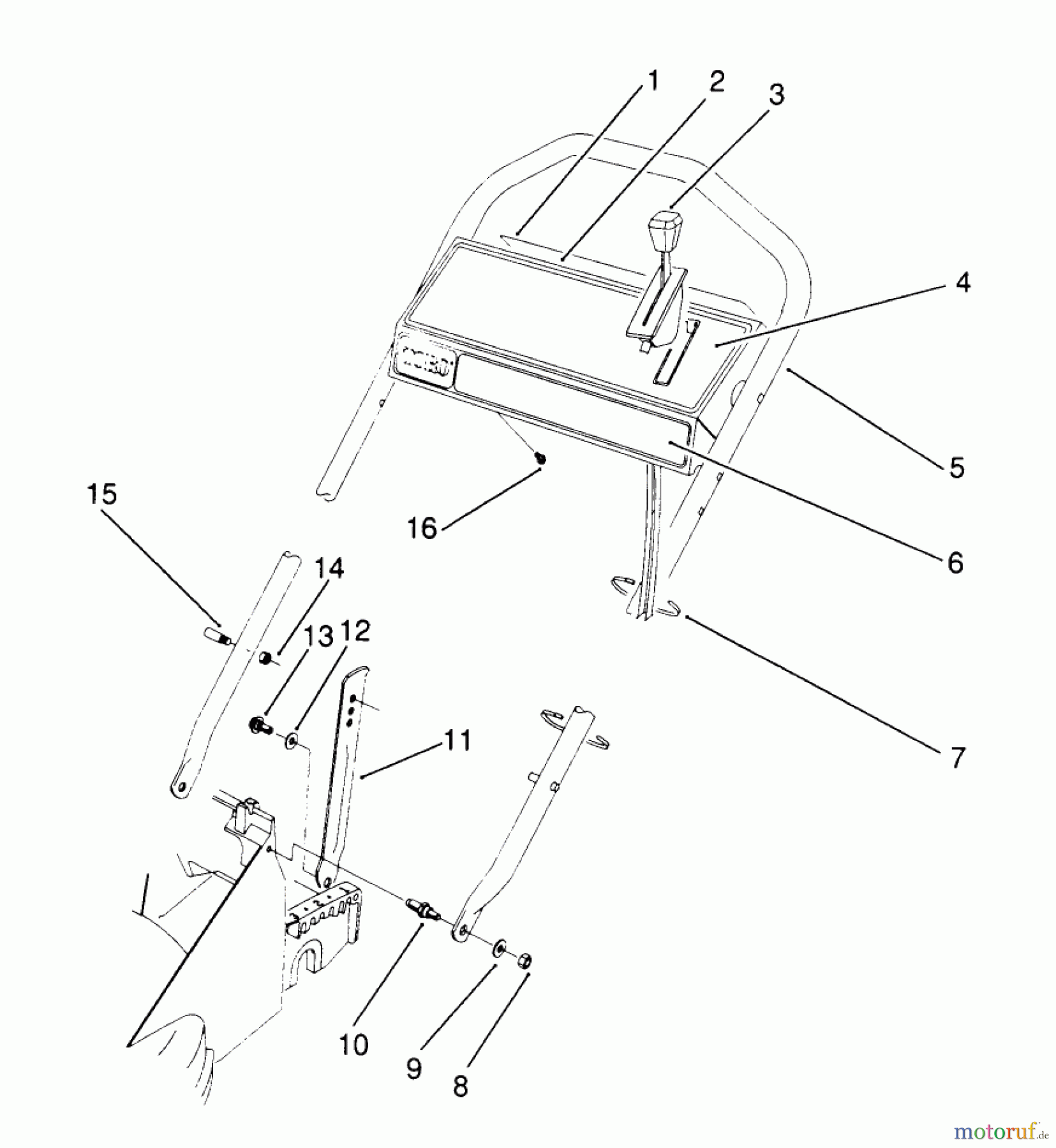  Toro Neu Mowers, Walk-Behind Seite 2 26562 - Toro Lawnmower, 1990 (0000001-0999999) HANDLE ASSEMBLY