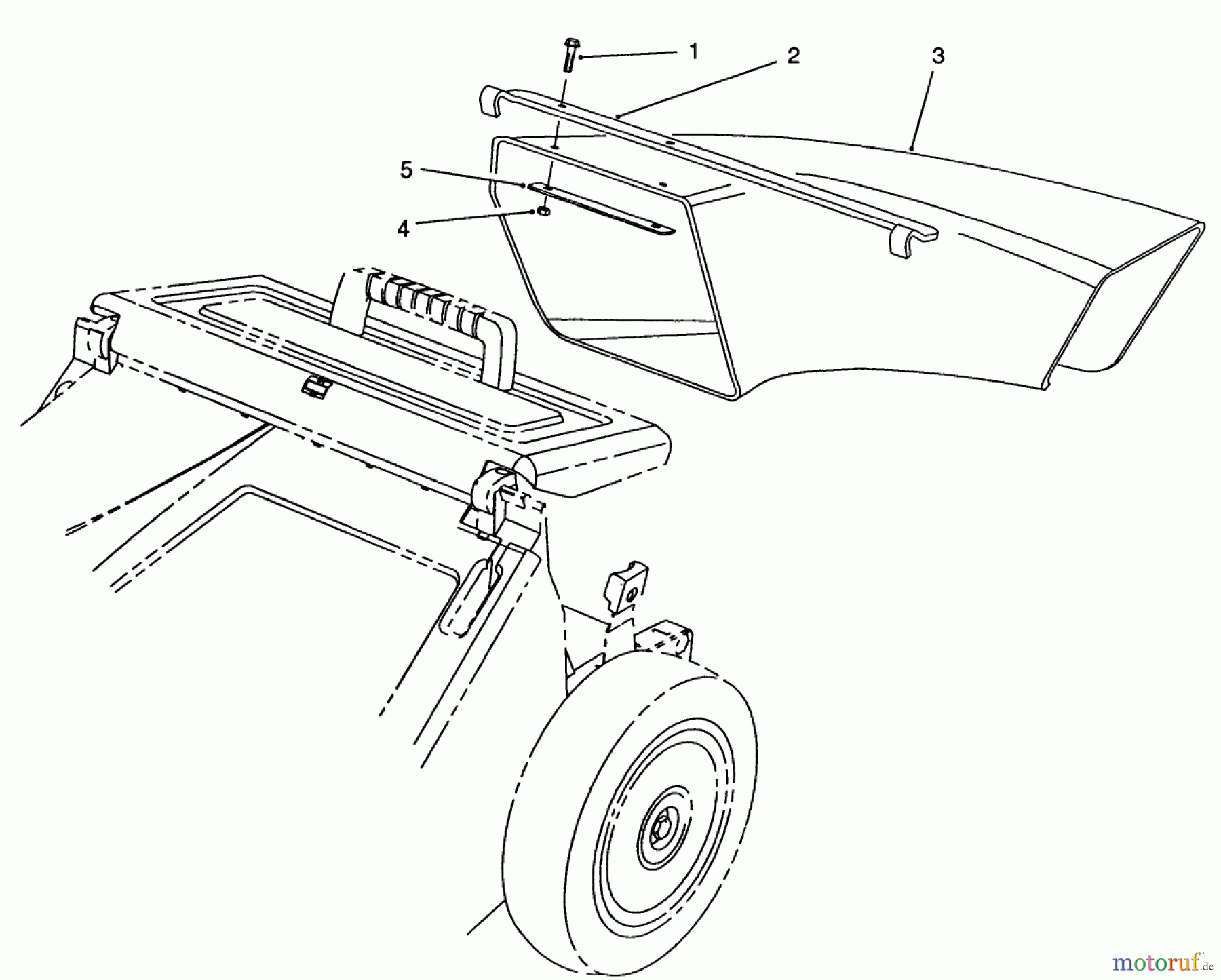  Toro Neu Mowers, Walk-Behind Seite 2 26622CS - Toro Lawnmower, 1989 (9000001-9999999) SIDE DISCHARGE CHUTE MODEL NO. 59112 (OPTIONAL)