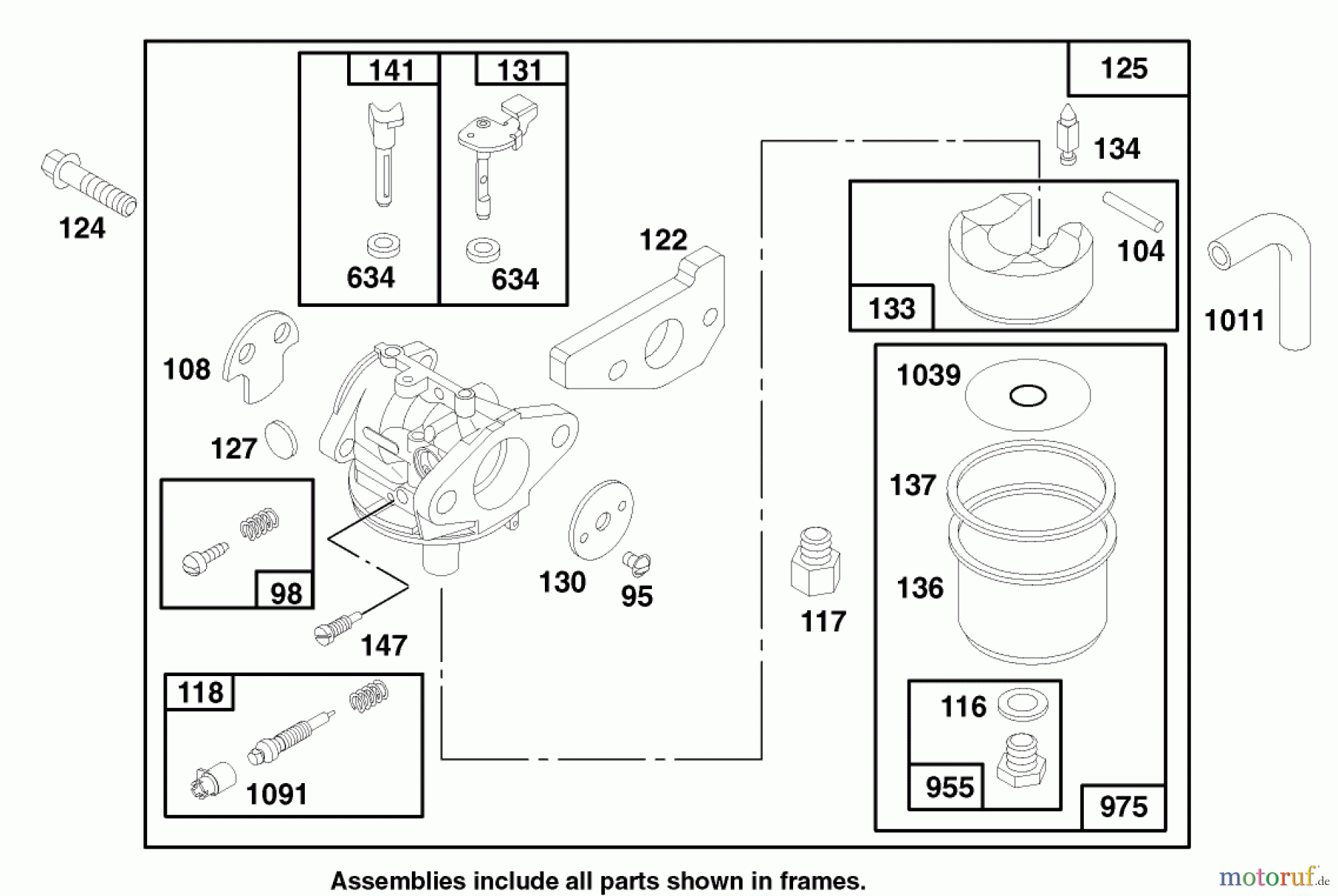  Toro Neu Mowers, Walk-Behind Seite 2 26633B - Toro Lawnmower, 1996 (6900001-6999999) ENGINE GTS 150 #3