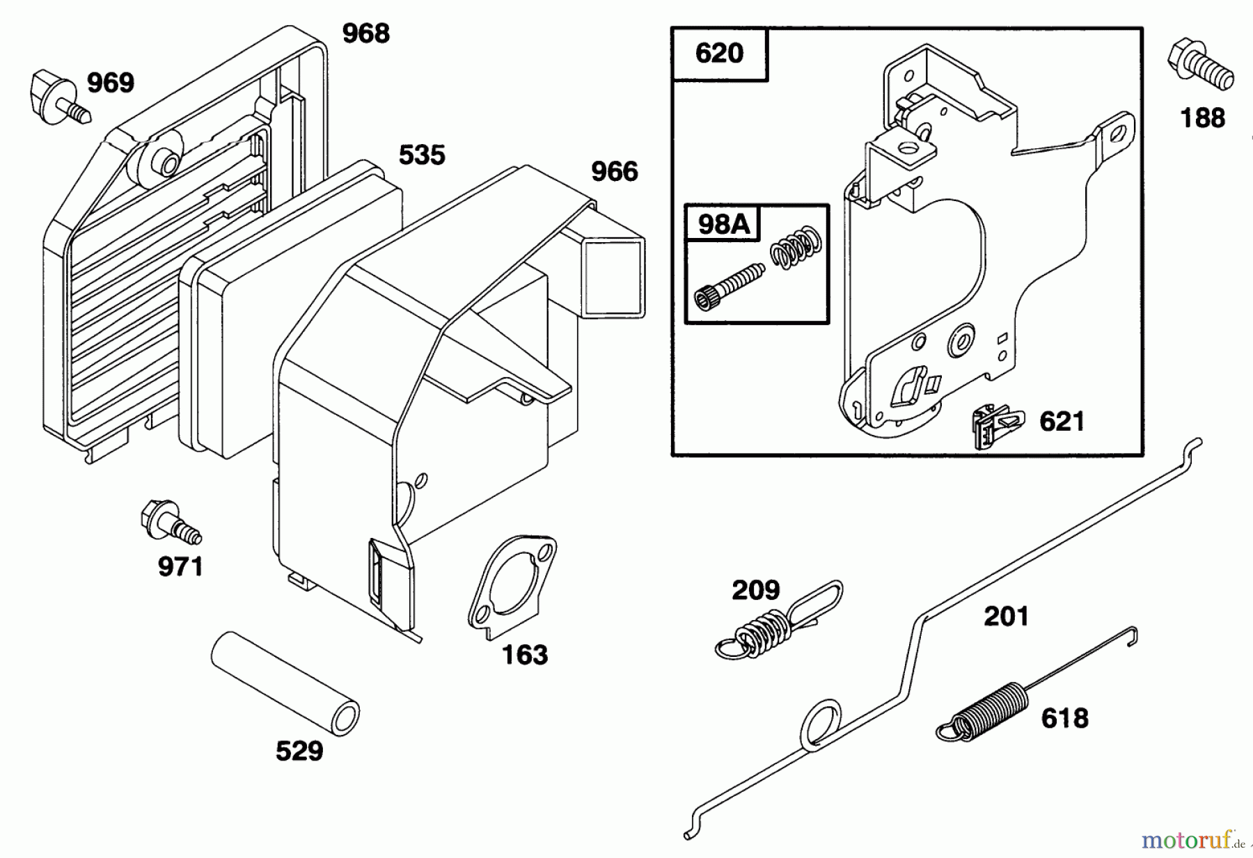  Toro Neu Mowers, Walk-Behind Seite 2 26636B - Toro Lawnmower, 1996 (6900001-6999999) ENGINE GTS-150 #4