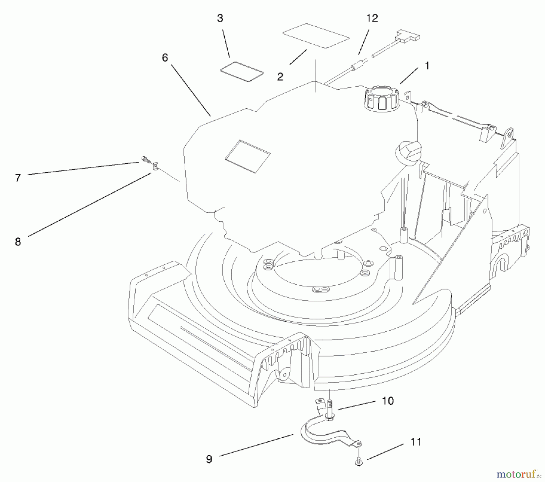  Toro Neu Mowers, Walk-Behind Seite 2 26637 - Toro Lawnmower, 1998 (8900001-8999999) ENGINE ASSEMBLY