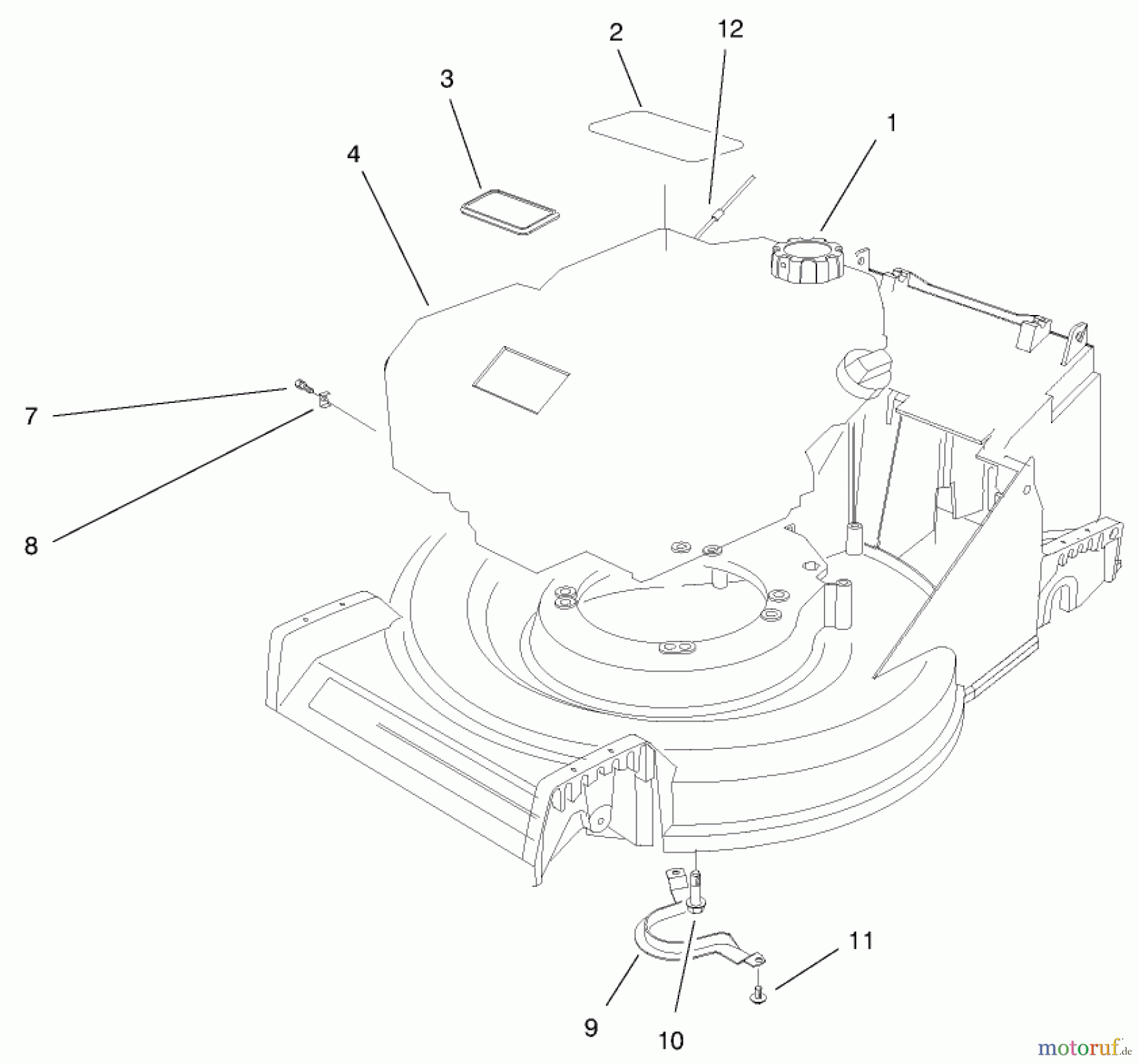  Toro Neu Mowers, Walk-Behind Seite 2 26639 - Toro Lawnmower, 1998 (8900001-8999999) ENGINE ASSEMBLY