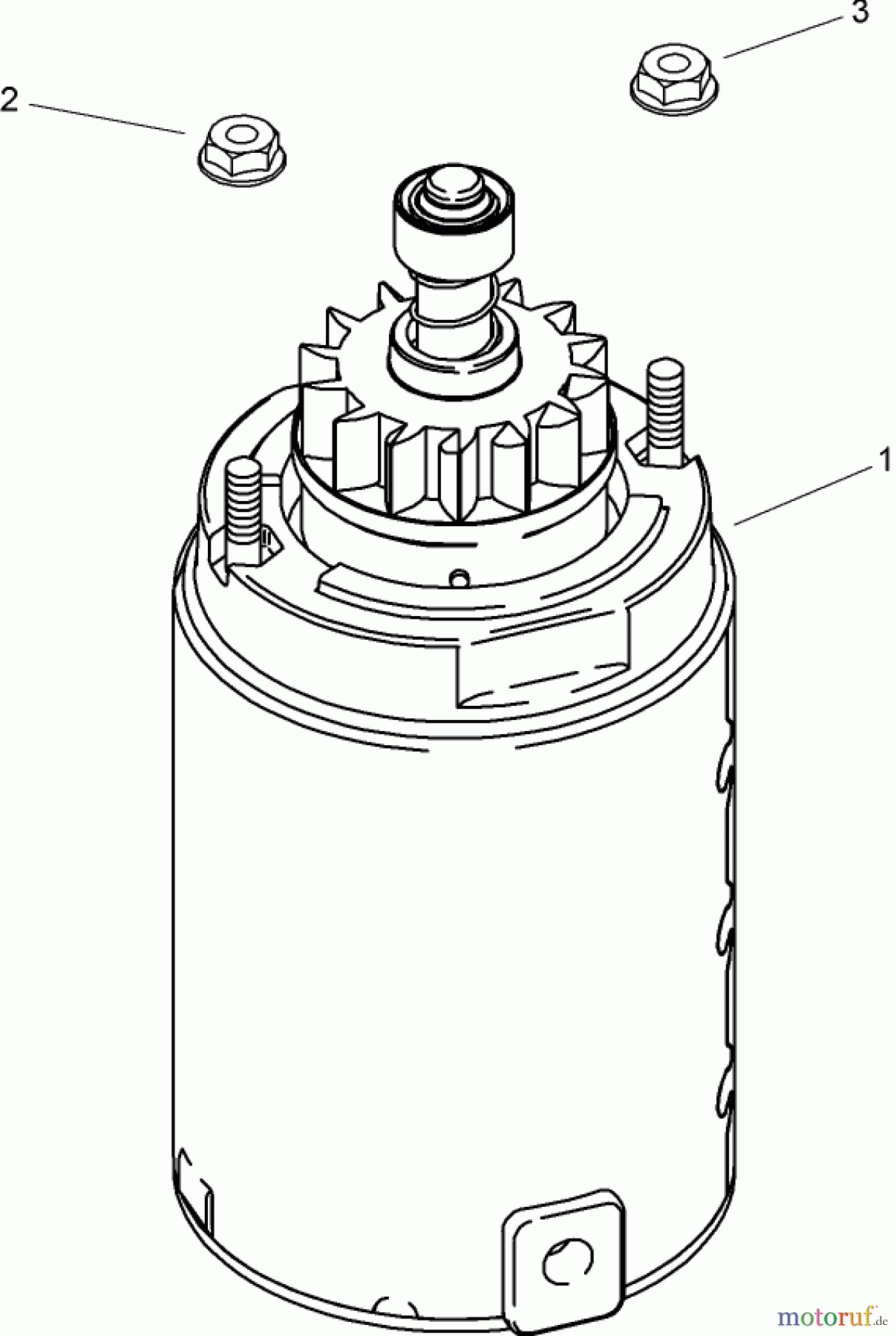  Toro Neu Mowers, Zero-Turn 74363 (Z4200) - Toro TimeCutter Z4220 Riding Mower, 2008 (280000001-280999999) STARTER ASSEMBLY KOHLER SV610-0020