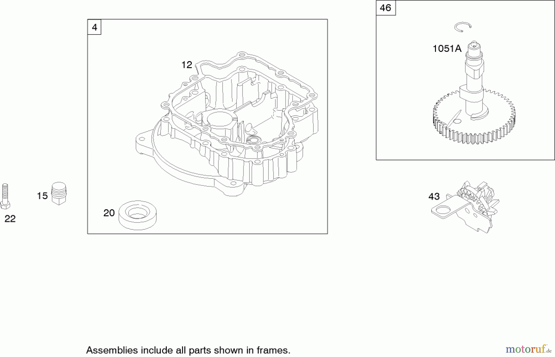  Toro Neu Mowers, Zero-Turn 74402 (Z380) - Toro TimeCutter Z380 Riding Mower, 2006 (260000001-260999999) CRANKCASE ASSEMBLY BRIGGS AND STRATTON 280H07-0166-E1