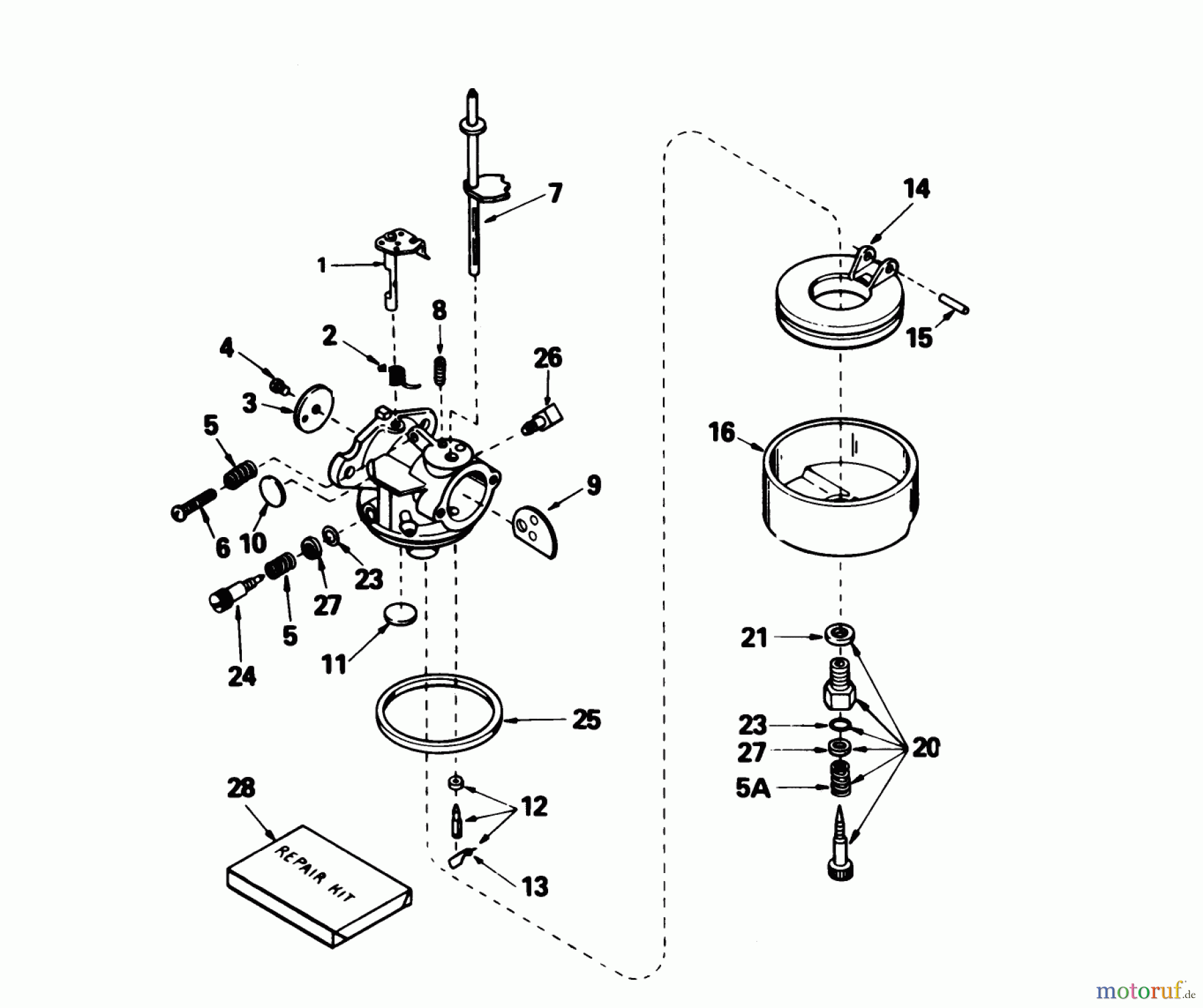  Toro Neu Snow Blowers/Snow Throwers Seite 1 38035 (3521) - Toro 3521 Snowthrower, 1985 (5000001-5999999) CARBURETOR NO. 632378