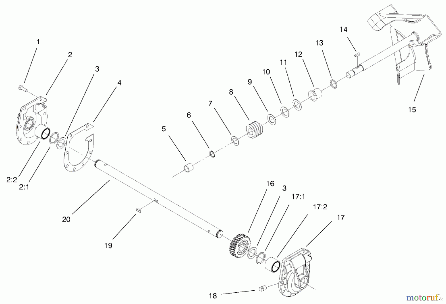  Toro Neu Snow Blowers/Snow Throwers Seite 1 38051 (522) - Toro 522 Snowthrower, 2000 (200000001-200999999) 22