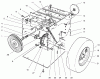 Toro 38073 (724) - 724 Snowthrower, 1997 (7900001-7999999) Spareparts TRACTION ASSEMBLY #1