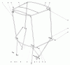 Toro 38080 (824) - 824 Snowthrower, 1989 (9000001-9999999) Spareparts SNOW CAB ASSEMBLY MODEL 42-3380 (OPTIONAL)