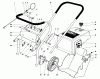 Toro 38100 (S-140) - S-140 Snowthrower, 1979 (9000001-9999999) Spareparts UPPER MAIN FRAME