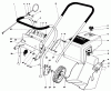 Toro 38100 (S-140) - S-140 Snowthrower, 1981 (1000001-1999999) Spareparts UPPER MAIN FRAME