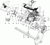 Toro 38115C (CR-20R) - CR-20 Snowthrower, 1987 (7000001-7999999) Spareparts ENGINE ASSEMBLY (MODELS NO. 38115C & 38116C)