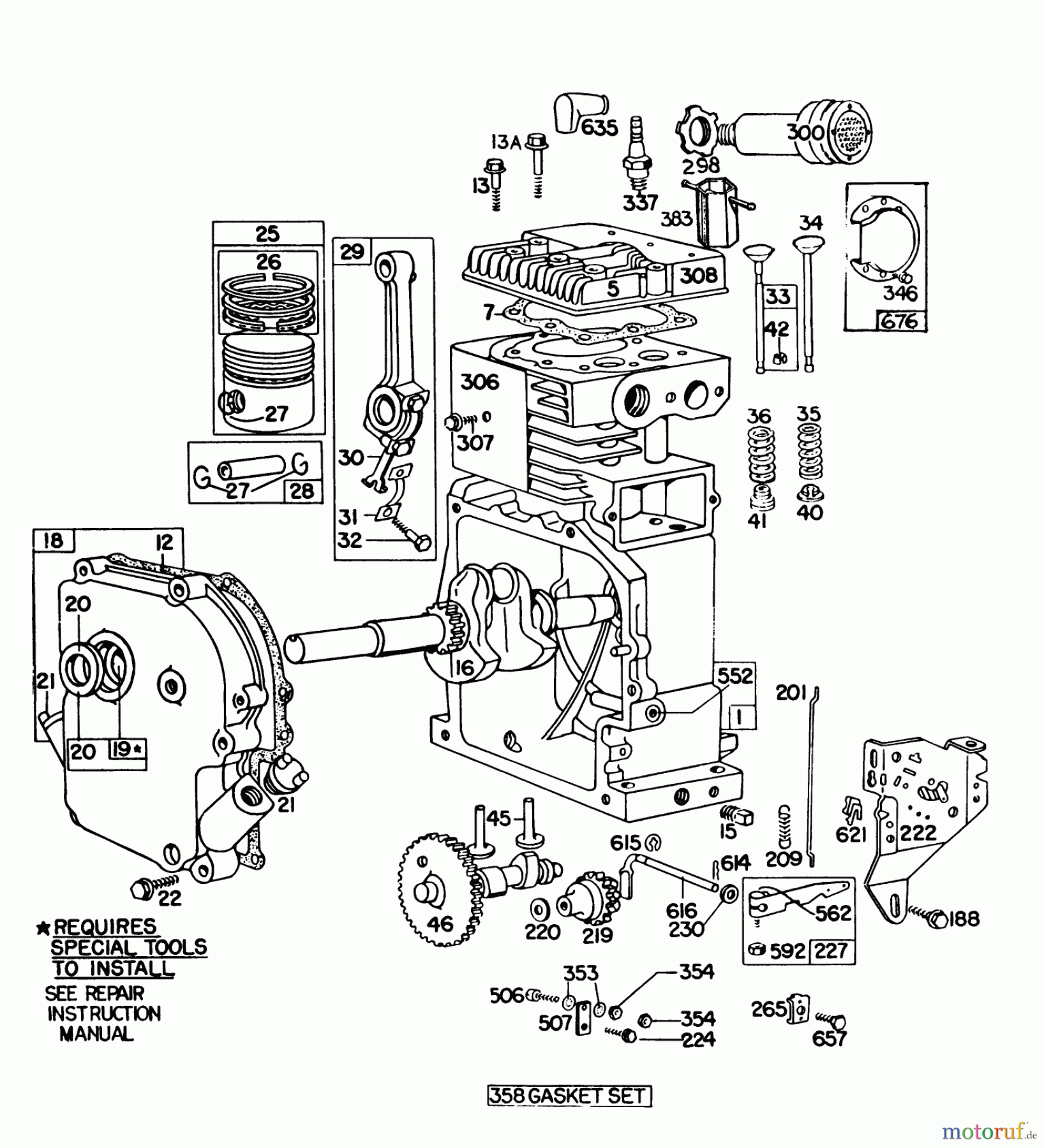  Toro Neu Snow Blowers/Snow Throwers Seite 1 38155 (826) - Toro 826 Snowthrower, 1986 (6000001-6999999) ENGINE BRIGGS & STRATTON MODEL NO. 190402-2720-01 #1