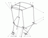 Toro 38160 (1132) - 1132 Snowthrower, 1979 (9000001-9999999) Spareparts SNOW CAB ASSEMBLY (MODEL NO. 12-8100)