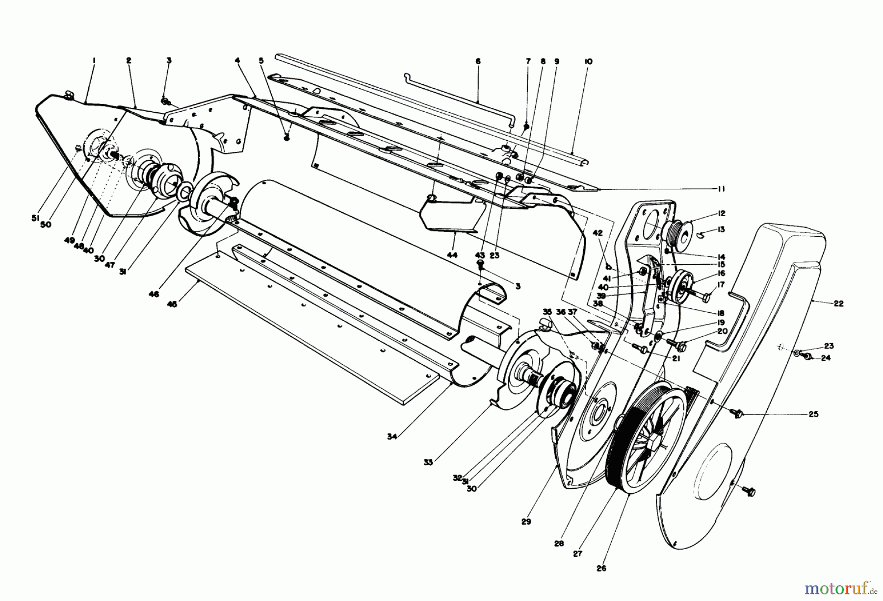  Toro Neu Snow Blowers/Snow Throwers Seite 1 38165C (S-620) - Toro S-620 Snowthrower, 1986 (6000001-6999999) LOWER MAIN FRAME ASSEMBLY