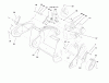 Toro 38175 - CCR Powerlite Snowthrower, 1998 (8900001-8999999) Spareparts ENGINE & WHEEL ASSEMBLY