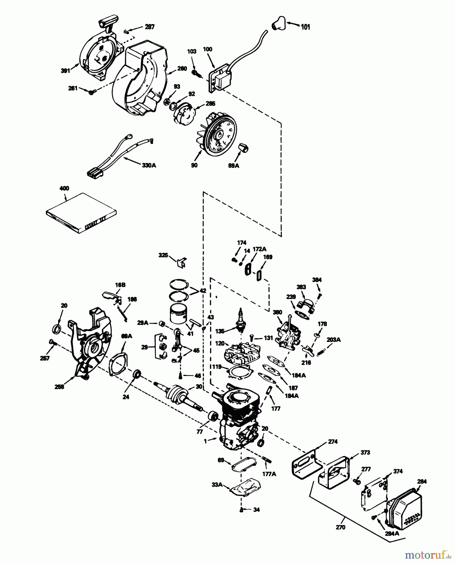  Toro Neu Snow Blowers/Snow Throwers Seite 1 38190 - Toro CCR 1000 Snowthrower, 1992 (2000001-2999999) ENGINE TECUMSEH MODEL NO. HSK600 TYPE 1659-P (MODEL NO. 38190 ONLY)