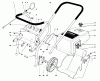 Toro 38210 (S-140) - S-140 Snowthrower, 1979 (9000001-9999999) Spareparts UPPER MAIN FRAME