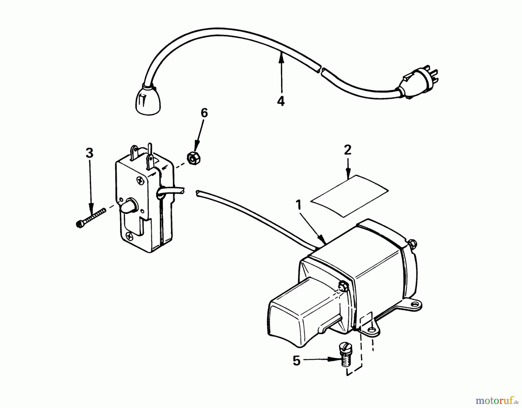  Toro Neu Snow Blowers/Snow Throwers Seite 1 38250 (421) - Toro 421 Snowthrower, 1980 (0000001-0999999) STARTER MOTOR KIT MODEL 23-3790