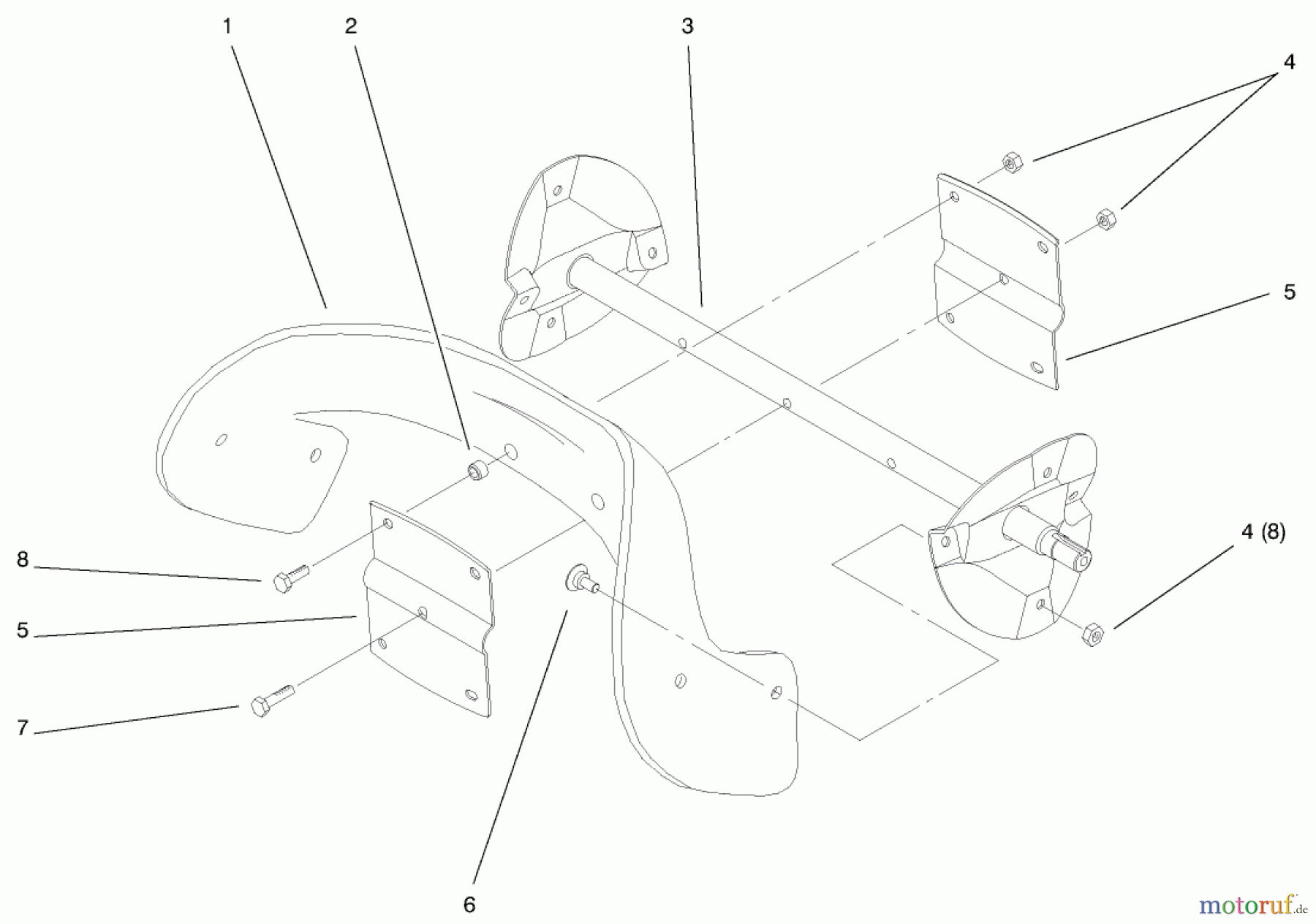  Toro Neu Snow Blowers/Snow Throwers Seite 1 38442 (3650) - Toro CCR 3650 Snowthrower, 2000 (200000001-200999999) IMPELLER ASSEMBLY