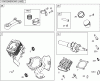 Toro 38515 (2450) - CCR 2450 GTS Snowthrower, 2007 (270010001-270999999) Spareparts CYLINDER, PISTON AND CONNECTING ROD ASSEMBLY BRIGGS AND STRATTON 084132-0120-E8