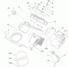 Toro 38515 (2450) - CCR 2450 GTS Snowthrower, 2010 (310000001-310006876) Spareparts SHROUD ASSEMBLY