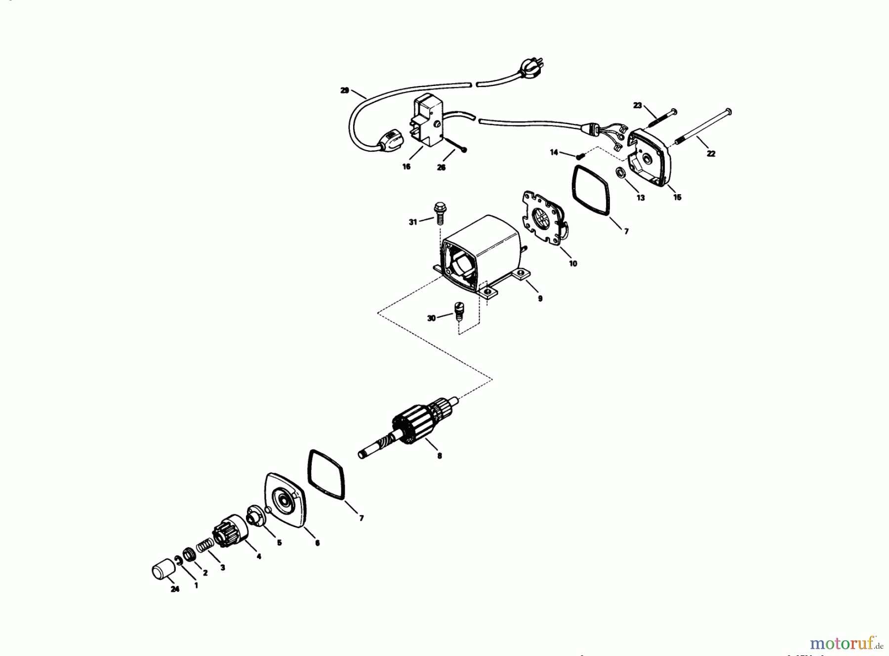  Toro Neu Snow Blowers/Snow Throwers Seite 1 38543 (824) - Toro 824 Power Shift Snowthrower, 1990 (0000001-0999999) ELECTRIC STARTER MOTOR KIT NO. 37-4810 (OPTIONAL)