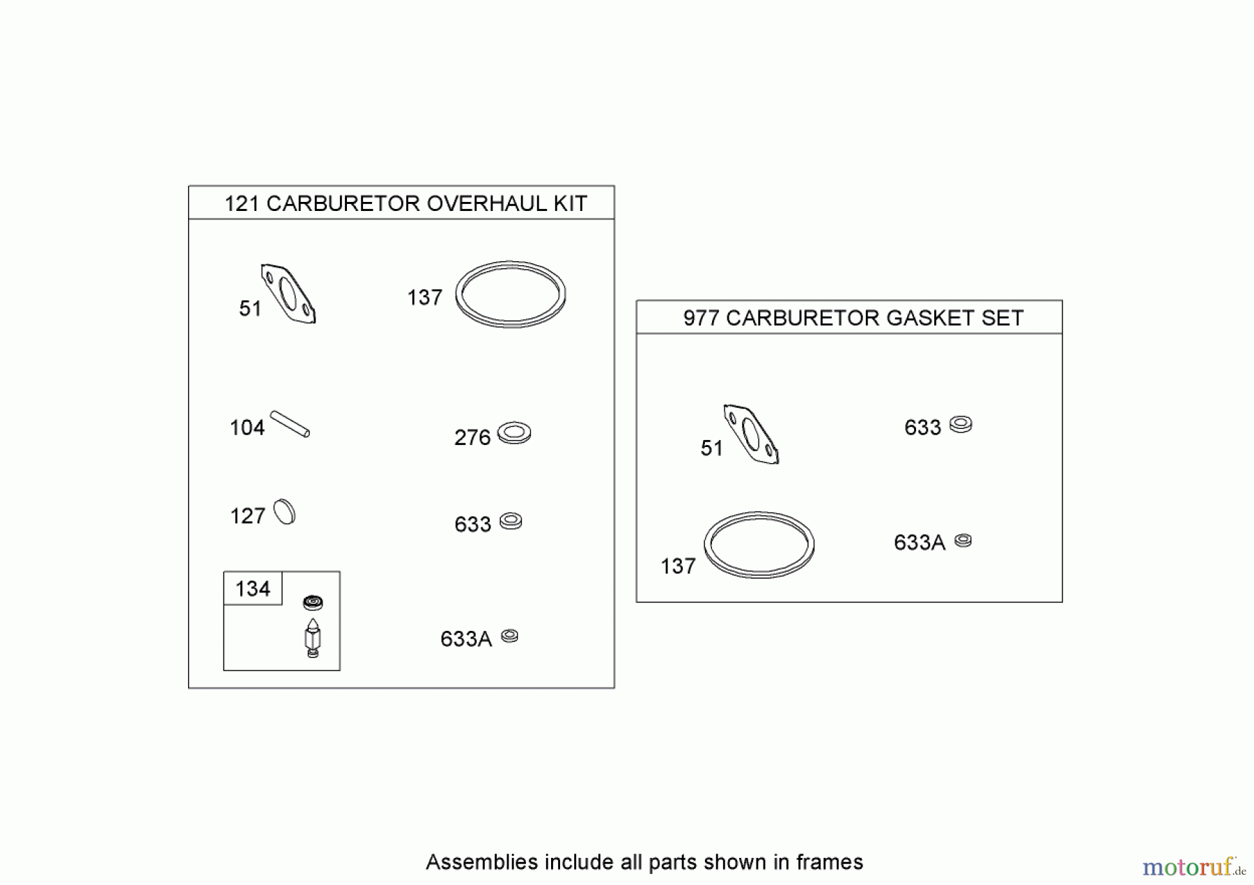  Toro Neu Snow Blowers/Snow Throwers Seite 2 38639C (828 OE) - Toro Power Max 828 OE Snowthrower, 2008 (280000001-280999999) CARBURETOR OVERHAUL KIT BRIGGS AND STRATTON 15D104-0112-E1