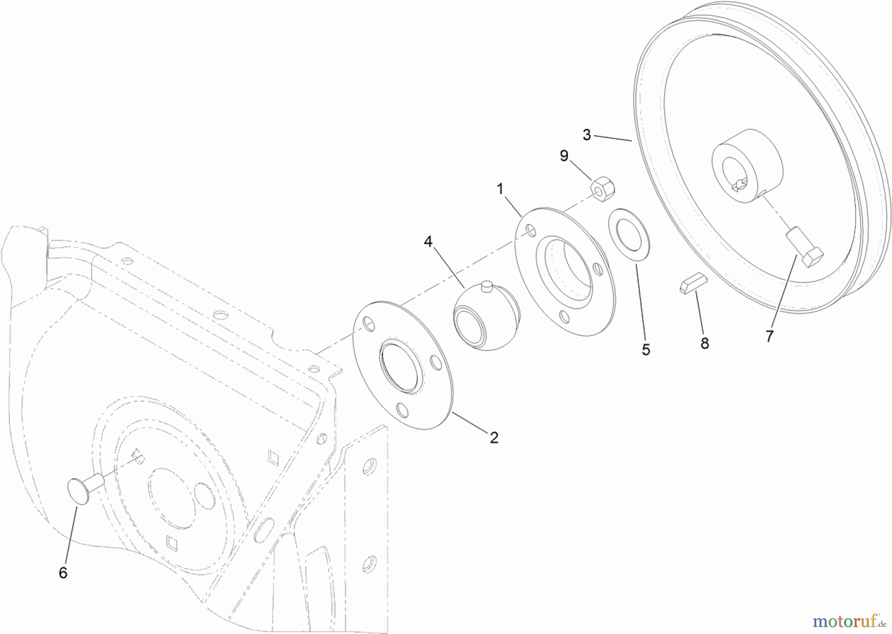  Toro Neu Snow Blowers/Snow Throwers Seite 2 38660 (928 OE) - Toro Power Max Heavy Duty 928 OE Snowthrower, 2013 (SN 313000001-313999999) IMPELLER ASSEMBLY