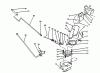 Toro 79261 - 42" Snowthrower, 1993 (39000001-39999999) Spareparts CHUTE ASSEMBLY