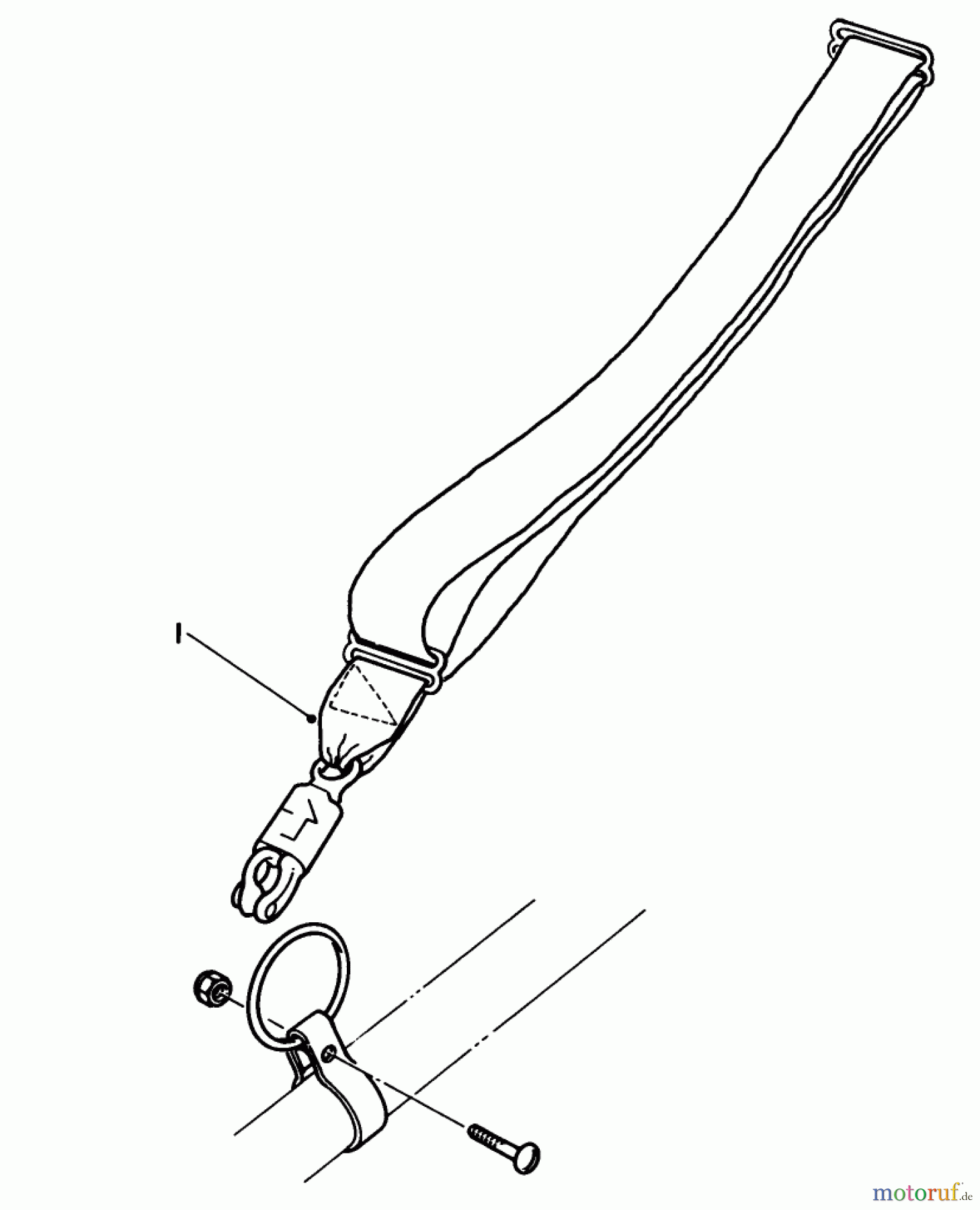  Toro Neu Trimmers, String/Brush 51603 (TC 300) - Toro TC 300 Gas Trimmer, 1982 (2000001-2999999) STANDARD HARNESS NO. 46-2950 (OPTIONAL)