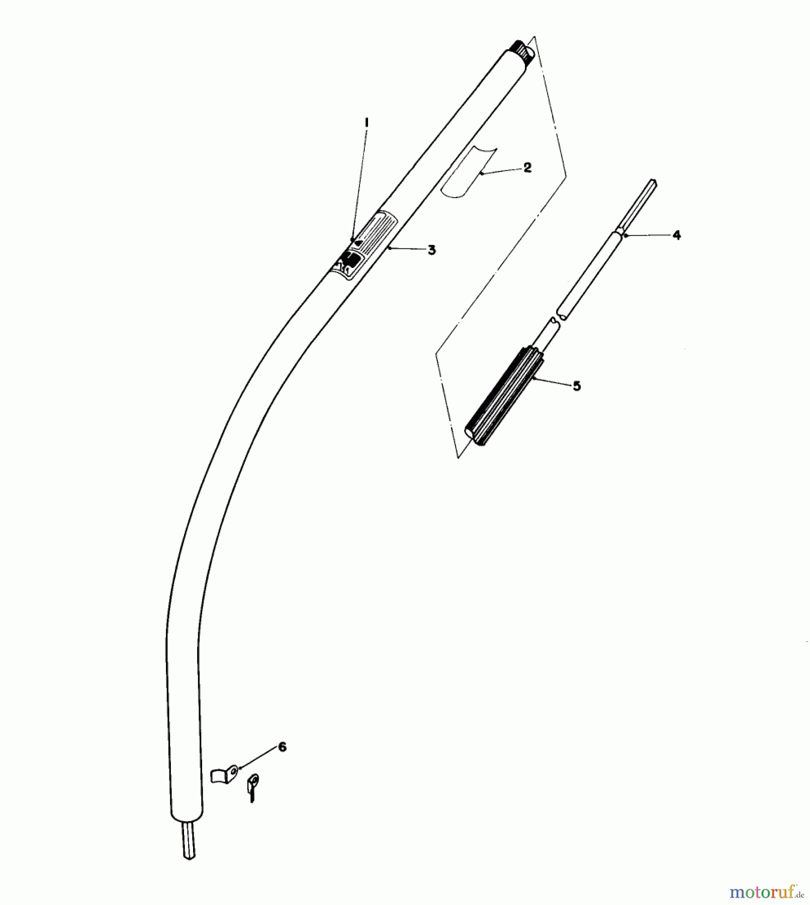  Toro Neu Trimmers, String/Brush 51613 (TC 350) - Toro TC 350 Gas Trimmer, 1984 (4000001-4999999) SHAFT & TUBE ASSEMBLY