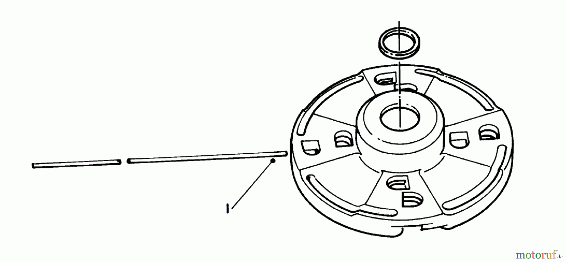  Toro Neu Trimmers, String/Brush 51616 (TC 650) - Toro TC 650 Gas Trimmer, 1983 (3000001-3999999) FIXED LINE HEAD