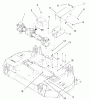 Mähdecks 78477 - Toro 48" Recycler Mower (SN: 995001 - 999999) (1999) Spareparts COVERS AND GEAR BOX ASSEMBLY