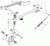 Mähdecks 30144 - Toro 44" Side Discharge Mower (SN: 5000001 - 5999999) (1985) Spareparts 44" CARRIER FRAME MODEL NO. 30144