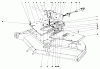 Mähdecks 30555 - Toro 52" Side Discharge Mower, Groundsmaster 200 Series (SN: 30001 - 39999) (1983) Spareparts CUTTING UNIT MODEL NO. 30560 #3