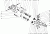 Mähdecks 30555 - Toro 52" Side Discharge Mower, Groundsmaster 200 Series (SN: 30001 - 39999) (1983) Spareparts TRANSMISSION ASSEMBLY 46-7240