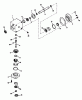 Mähdecks 30544 - Toro 44" Side Discharge Mower, Groundsmaster 120 (SN: 700001 - 799999) (1987) Spareparts GEAR BOX ASSEMBLY MODEL NO. 1100-010 (FOR CUTTING UNITS MODEL NO. 30753 & 30768)