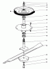 Mähdecks 30133 - Toro 32" Recycler Mower (SN: 0000001 - 0999999) (1990) Spareparts DRIVE SPINDLE ASSEMBLY