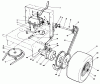 Mähdecks 30136 - Toro 36" Side Discharge Mower (SN: 4000001 - 4999999) (1984) Spareparts AXLE ASSEMBLY