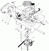 Mähdecks 30136 - Toro 36" Side Discharge Mower (SN: 4000001 - 4999999) (1984) Spareparts ENGINE ASSEMBLY