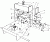 Mähdecks 30136 - Toro 36" Side Discharge Mower (SN: 4000001 - 4999999) (1984) Spareparts FRAME ASSEMBLY