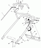 Mähdecks 30136 - Toro 36" Side Discharge Mower (SN: 4000001 - 4999999) (1984) Spareparts HANDLE ASSEMBLY