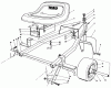 Mähdecks 30136 - Toro 36" Side Discharge Mower (SN: 4000001 - 4999999) (1984) Spareparts SULKY MODEL NO. 30120 (OPTIONAL)