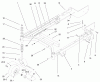 Mähdecks 30137 - Toro 37" Recycler Mower (SN: 210000001 - 210999999) (2001) Spareparts CARRIER FRAME ASSEMBLY